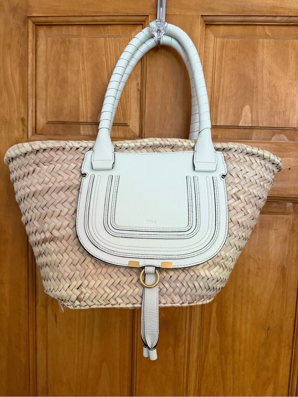 Chloe Marcie Medium Basket Bag w/COA